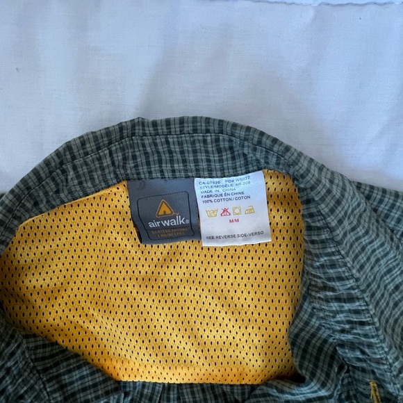 Green Checkered Button-Up Shirt - Picture 4 of 4